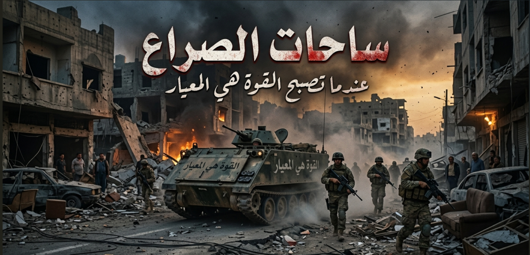 ساحات الصراع: عندما تصبح القوة هي المعيار ساحات الصراع: عندما تصبح القوة هي المعيار