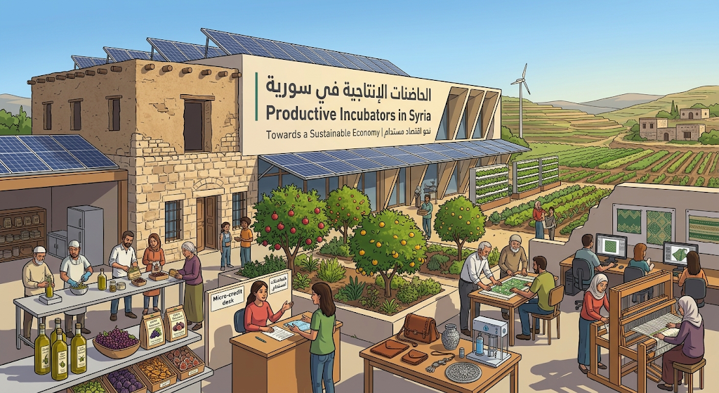 الحاضنات الإنتاجية و الاقتصاد المستدام في سورية الحاضنات الإنتاجية و الاقتصاد المستدام في سورية