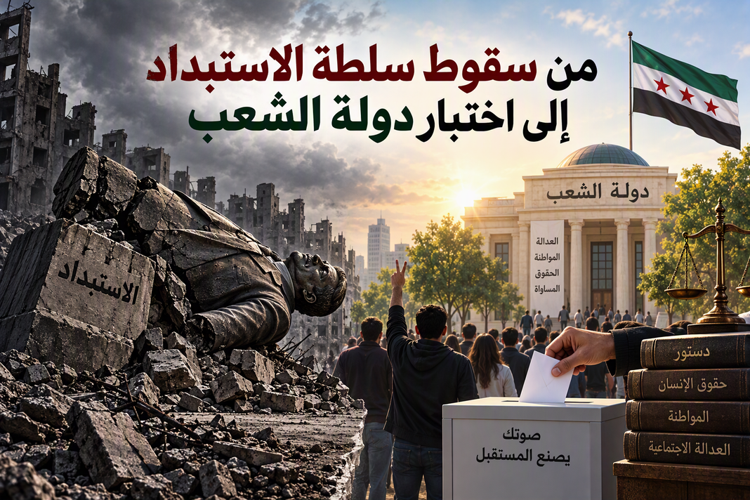 من سقوط سلطة الاستبداد إلى اختبار دولة الشعب (الجزء الأول) من سقوط سلطة الاستبداد إلى اختبار دولة الشعب (الجزء الأول)